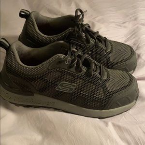 Sketchers steel toe work shoes
